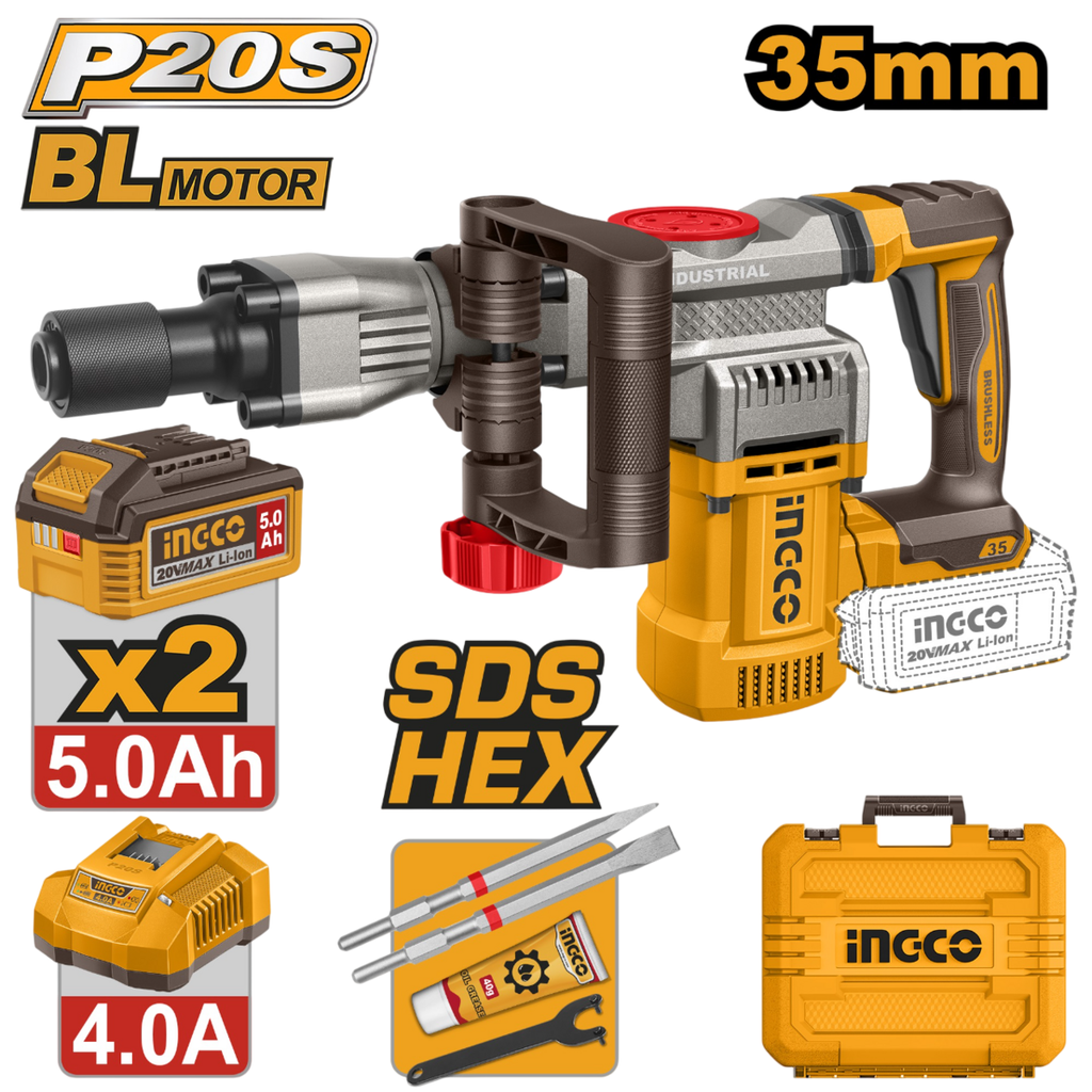 Marteau de démolition sans fil 20V CDBLI203582