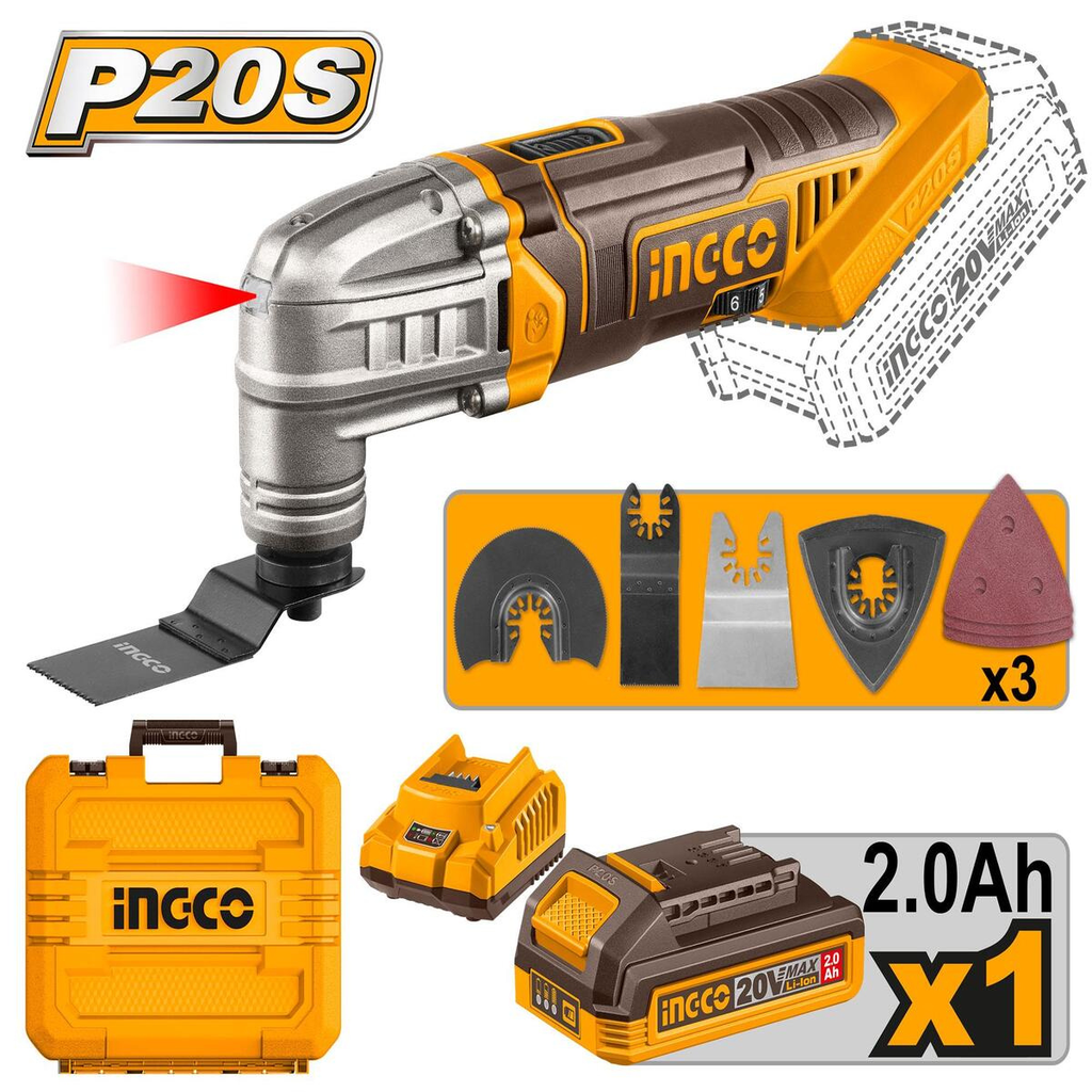 Outil multifonction INGCO Sans fil CMLI20228