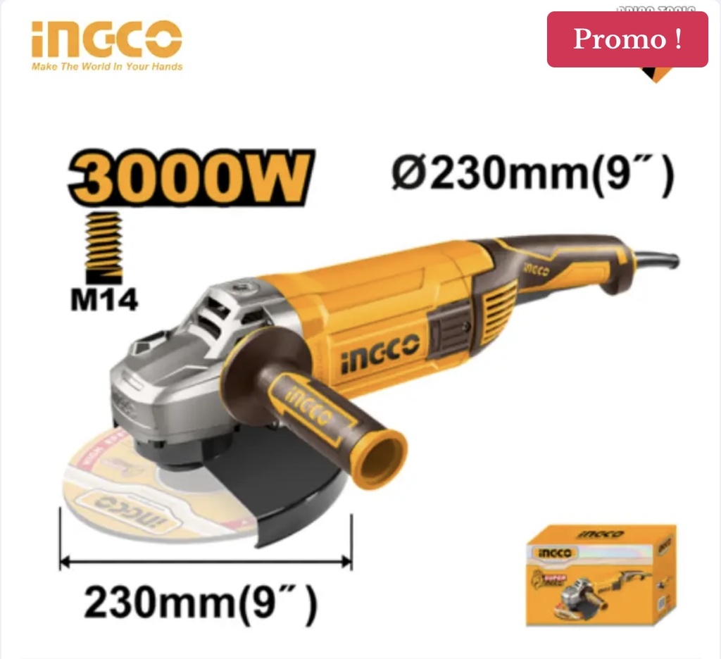 MEULE A DISOUE INGCO 3000w AG3008