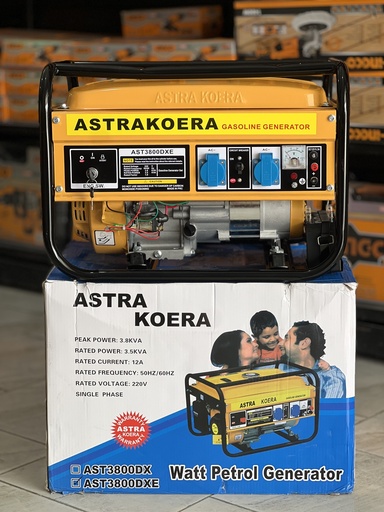 GROUP ÉLECTROGÈNE ASTRA KOERA ESSENCE/GAZ 3800W